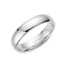 CrownRing Classic 5mm Wedding Ring in 14K White Gold