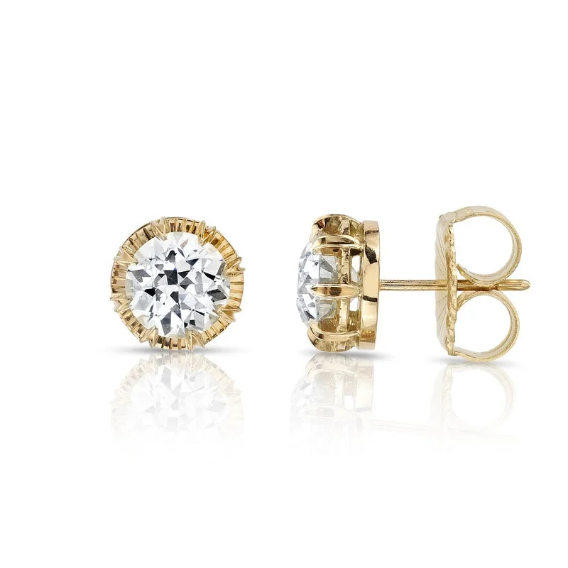 Single Stone Arielle Stud Earrings